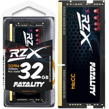 Memória Ram Notebook Rzx Gamer Fatality 32gb Ddr4 3200mhz Cl22 1 2v Pc4 25600 Sodimm