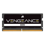 Memória Ram Para Notebook Corsair Vengeance 4800mhz Ddr5 Cl40 32gb 1x32gb Cmsx32gx5m1a4800c40 Sodimm Color Preto
