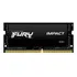 Memória Ram Para Notebook Ddr4 32gb 3200mhz Cl20 (1x32gb) Kingston Fury Impact Kf432s20ib/32 Gamer Sodimm Preto