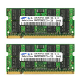 Memória Ram Samsung Notebook 4gb (2x2gb) Ddr2 667 Pc2 5300s
