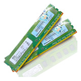 Memória Ram Smart Kit 2x Ddr3 2gb 1333mhz Verde Desktop