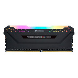 Memória Ram Vengeance Rgb Pro Color Preto 16gb 2 Corsair Cmw16gx4m2c3200c16