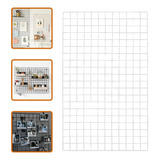 Memory Board Painel De Fotos Tela Aramada 60x100cm Cor Branco