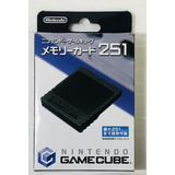 Memory Card 251 Blocos Nintendo Game Cube Original Completo
