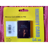 Memory Card 64 Mb Ps2 Já Com Opl Instalado