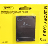Memory Card 8mb Playstation 2 Ps2 Lacrado Cartão De Memória