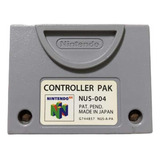 Memory Card Controller Pak Original Nintendo 64   Garantia