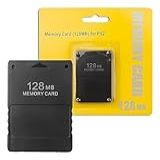 Memory Card Ps2 128 Mb Compatível Com Playstation 2 Fat E Slim