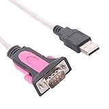 Mendouconert Cabo Serial USB Para RS232 Padrão FTDI PDA Adaptador DB9 Macho De 9 Pinos 1 5 M