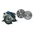 Menegotti Serra Circular Para Corte Em Guia Laser 1400w Cor Azul 220v
