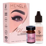 Menela Profissional Henna Para Sobrancelhas 2 5gr Cor Castanho Médio
