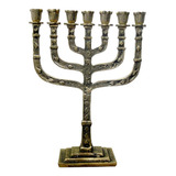 Menorah De Israel Candelabro Judaico Simbolo Judaismo 33 Cm
