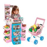 Mercadinho Infantil Caixa Registradora E Carrinho Brinquedo