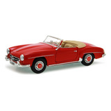 Mercedes 190 Sl 1955 Maisto 1:18 Vermelho 31824-vermelho