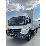 Mercedes Atego 1419 Ano 2021 4x2 Baú Toco Financia Até 100 