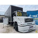 Mercedes benz 1620 6x2 Ano 2003 Baú De 9 00m