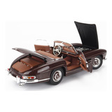 Mercedes benz 300 Sl Roadster Red Minichamps Miniatura 1 18