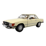 Mercedes Benz 350 Sl 1977 Hard Top Sunstar 1 18 Creme