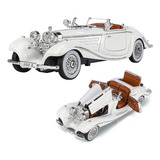 Mercedes Benz 500k Miniatura Metal Car Clássico Antigo 1 24
