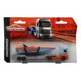 Mercedes Benz Actros Iate Lancha Transporter Majorette 1 87