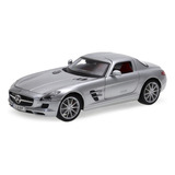 Mercedes Benz Sls Amg Maisto 1:18 Prata