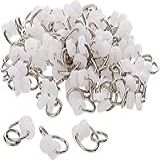 Merriway- BH01601 Cortina Trilho Deslizante Trilho Trilho Sliders Runner - Pacote Com 100