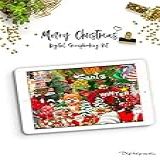 Merry Christmas Digital Scrapbooking Kit Merry Christmas Merry Christmas Scrapbook English Edition 
