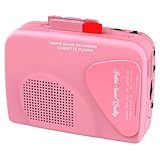 Mersoco Walkman Cassette Players Gravadores Rádio Am-Fm- Tocador De Fita Portátil Grava Em Fita Alto-Falantes Embutidos Gravação Manual - 2 Pilhas Aa Ou Fonte De Alimentação Dc 5V Com Fone De Ouvido