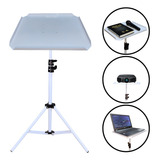 Mesa 26x32x160 Portátil Suporte P Notebook Biblia Igrejas Cor Branco