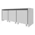 Mesa 3 Baús Organizador De Brinquedos Criança Off White