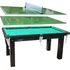 Mesa 3 Em 1   Sinuca ping Pong futebol Botão Procópio Cor Do Tecido Verde
