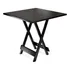 Mesa 70x70 Cm Em Madeira Naval Acabamento Fosco Multiuso Cor Tabaco