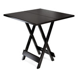 Mesa 70x70 Cm Em Madeira Naval Acabamento Fosco Multiuso Cor Tabaco