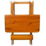 Mesa 70x70 Dobravel Madeira