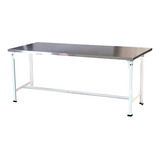 Mesa Aço Inox 1800x600 Com Prateleira