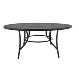 Mesa Aluminio Redonda Ripada