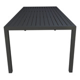 Mesa Aluminio Ripado Retangular