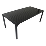 Mesa Alumínio Ripado Retangular 2 00 X 0 90 X 0 75