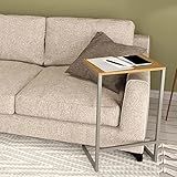 Mesa Apoio Lateral Sofá Vintage Aço E Madeira Fendi Com Corazzi