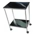 Mesa Auxiliar Em Aço Inox 80x40x80cm  cxlxa  Frete Grátis