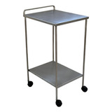 Mesa Auxiliar Inox Com Rodizio Instrumentacao Cirurgica