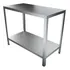 Mesa Auxiliar Médica Inox C  Prateleira Consultório Versátil