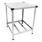 Mesa Bancada 70x70x90cm Cozinha Gourmet Profissional Industrial