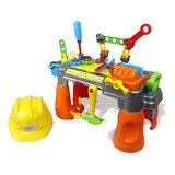 Mesa Bancada D Ferramenta Infantil Presente Menino Capacete