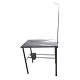 Mesa Cirúrgica Para Veterinária   Com Suporte Para Soro