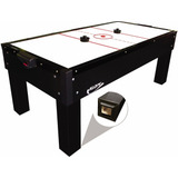 Mesa De Aero Hockey Preto Klopf Cód 1048 110v 220v
