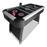 Mesa De Air Hockey Profissional Ahead Sports Com Sistema De Pontuação Eletrônico LED E 2 Empurradores