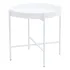 Mesa De Apoio Bandeja Sofá Cama Redonda 40x40cm Baixa