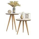 Mesa De Apoio E Mesa Lateral - Kit Duplo Classic - Off White-Freijó - Gaio E Cia