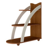 Mesa De Apoio Lateral Andes Com Prateleiras Dkadidecor